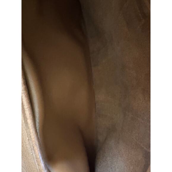 Coach 100% Leather Vintage Taupe Briefcase NO STRAPS - Picture 5 of 10